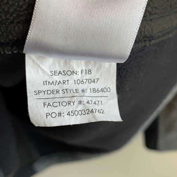 Spyder Men's Outbound Fleece-Jacket M Grey/black - Picture 9 of 13